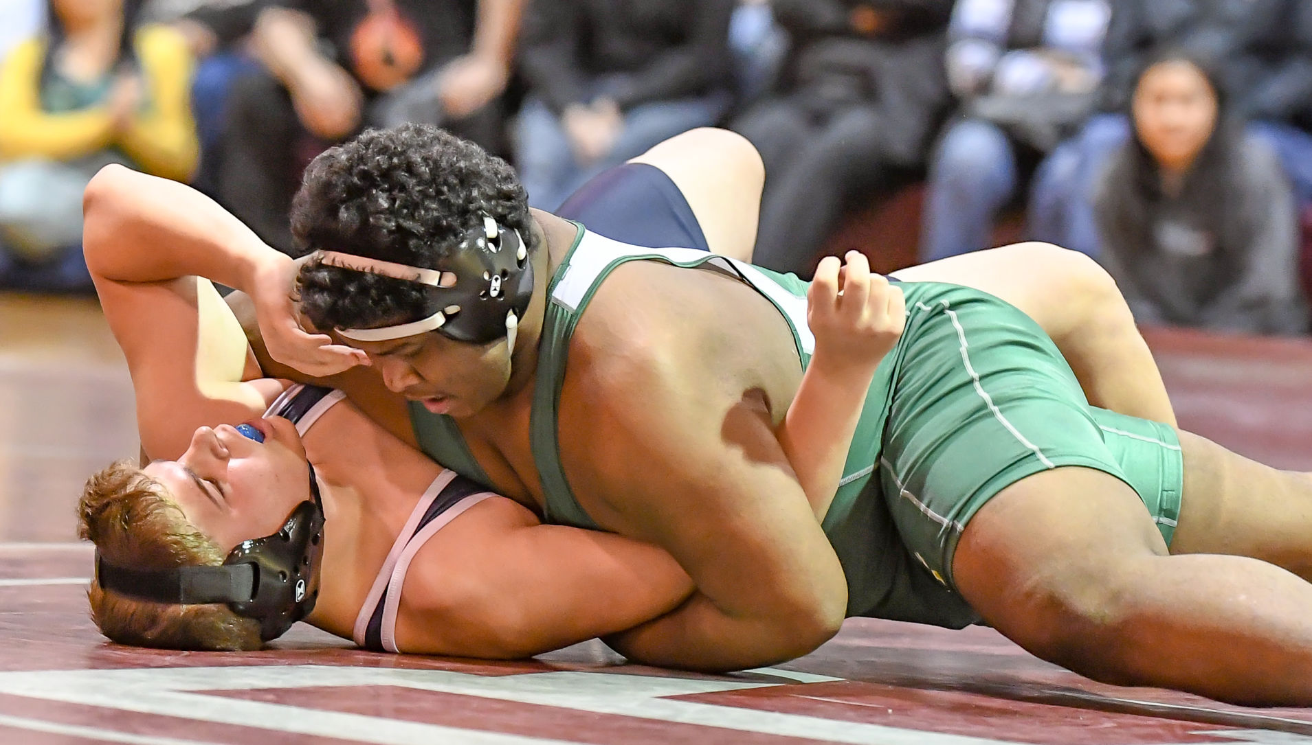 Wednesday night high school wrestling action